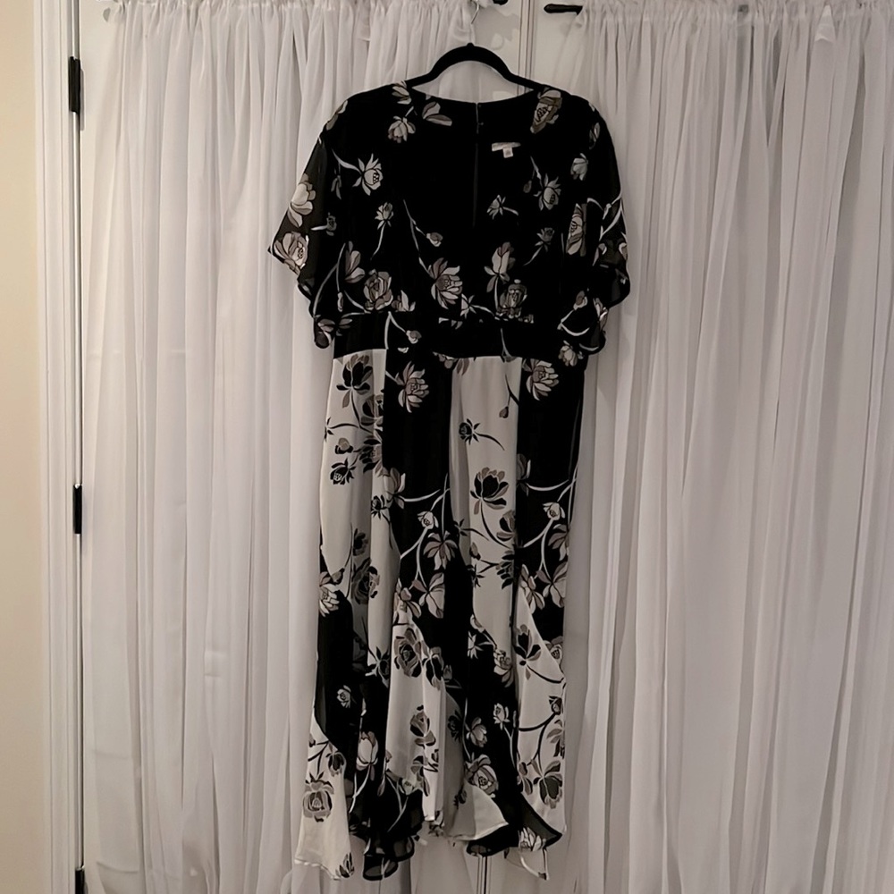 Floral Print Midi Dress